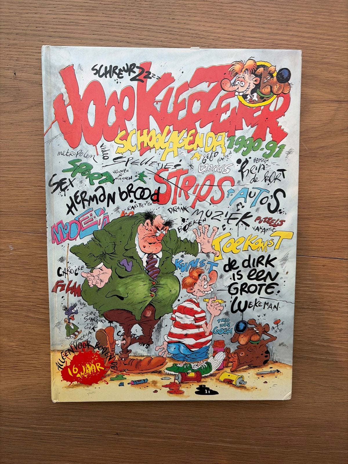 Joop KlepzeikerSchoolagenda 1990-91 - Stripboek, Eén stripboek, Ophalen of Verzenden, Nieuw