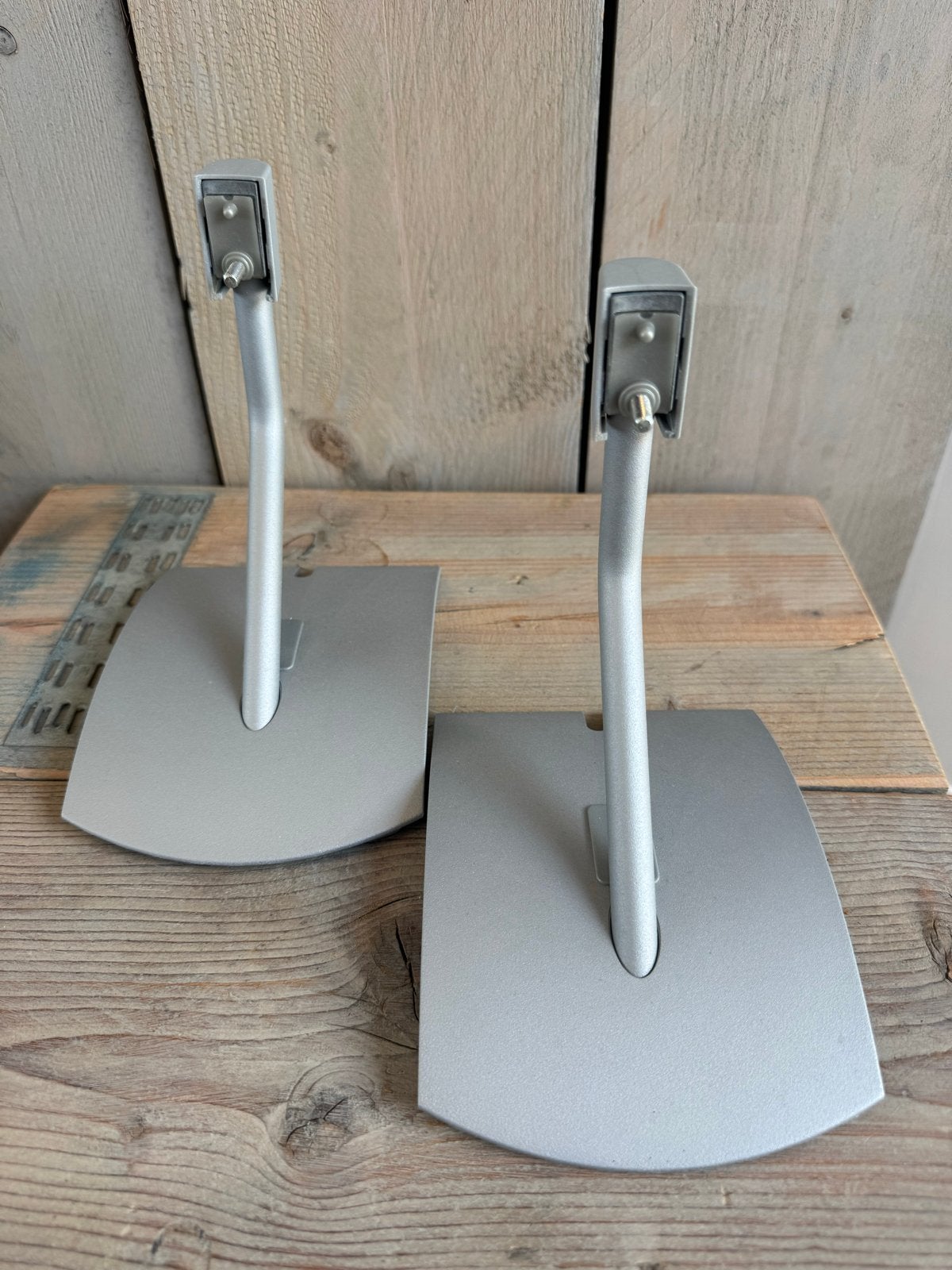 Bose speakerstandaarden zilver, Gebruikt, Overige typen, Ophalen of Verzenden, Bose