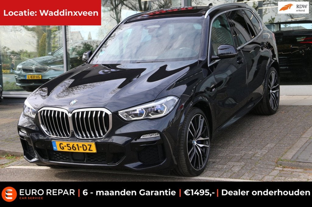 BMW X5 XDrive40i High Executive 7p. M-PAKKET PANO-DAK NL-AUT, Auto's, BMW, Automaat, Gebruikt, Automatische klimaatregeling, 138 €/maand
