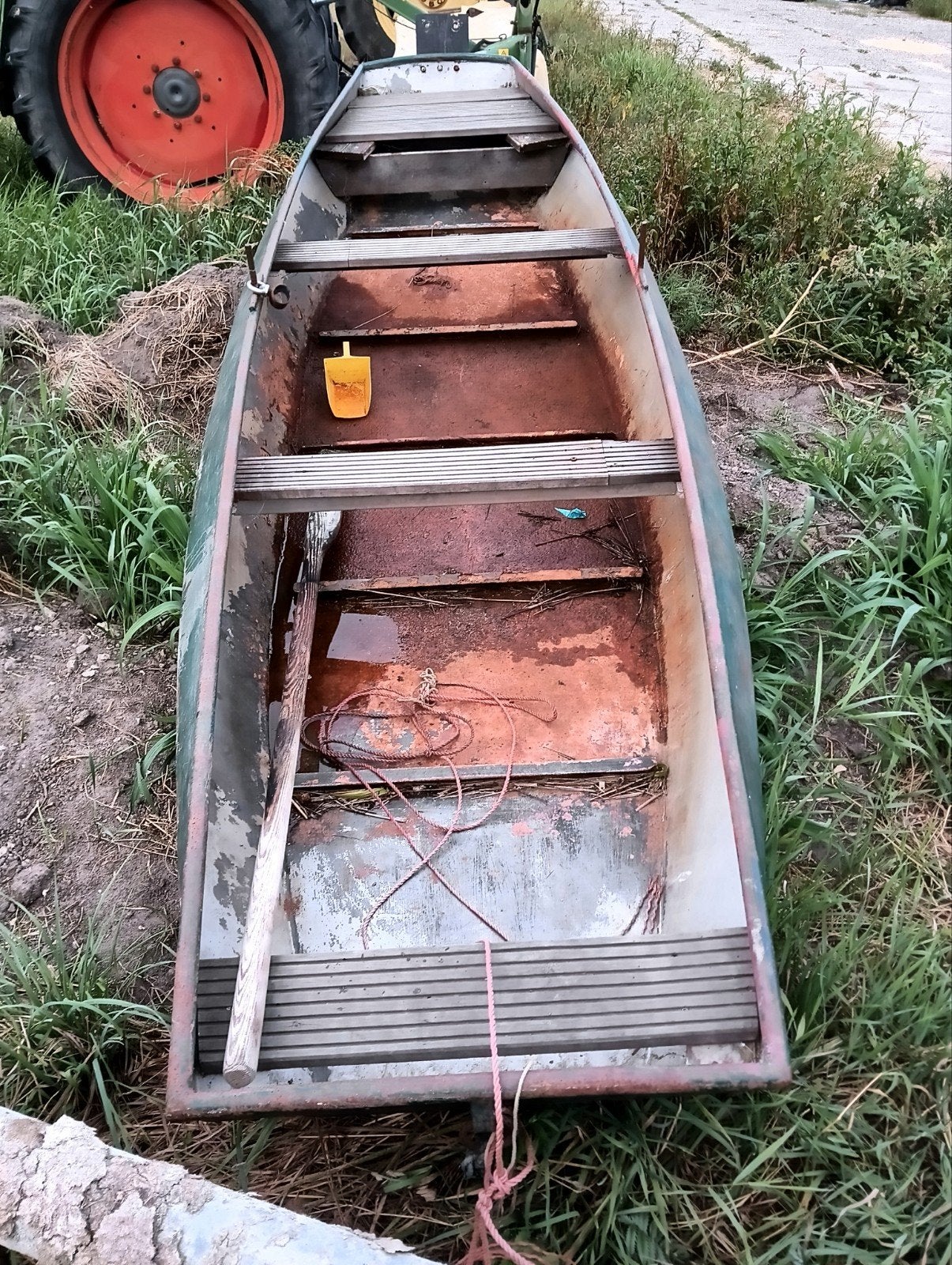 ijzeren roeiboot., Watersport en Boten, Ophalen, Gebruikt, Overige typen