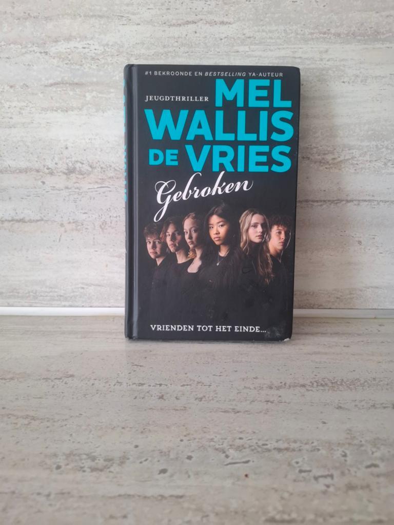 Mel wallis de vries boek gebroken jeugdthriller, Ophalen of Verzenden