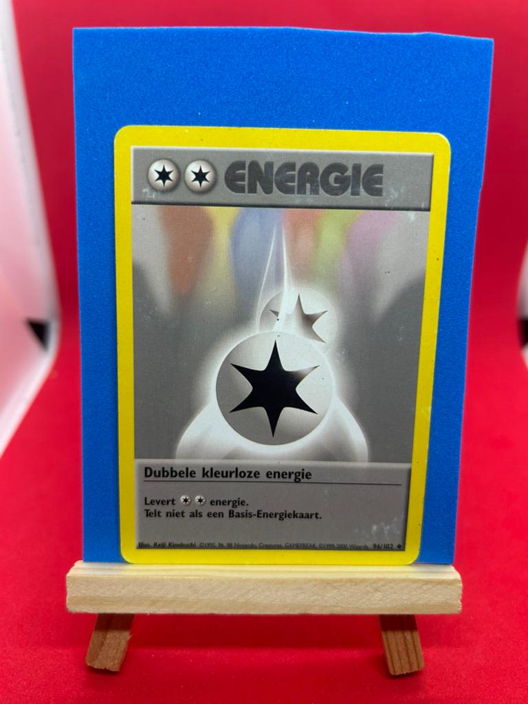 Double Colorless Energy Base Set NL 96/102, Ophalen of Verzenden, Zo goed als nieuw