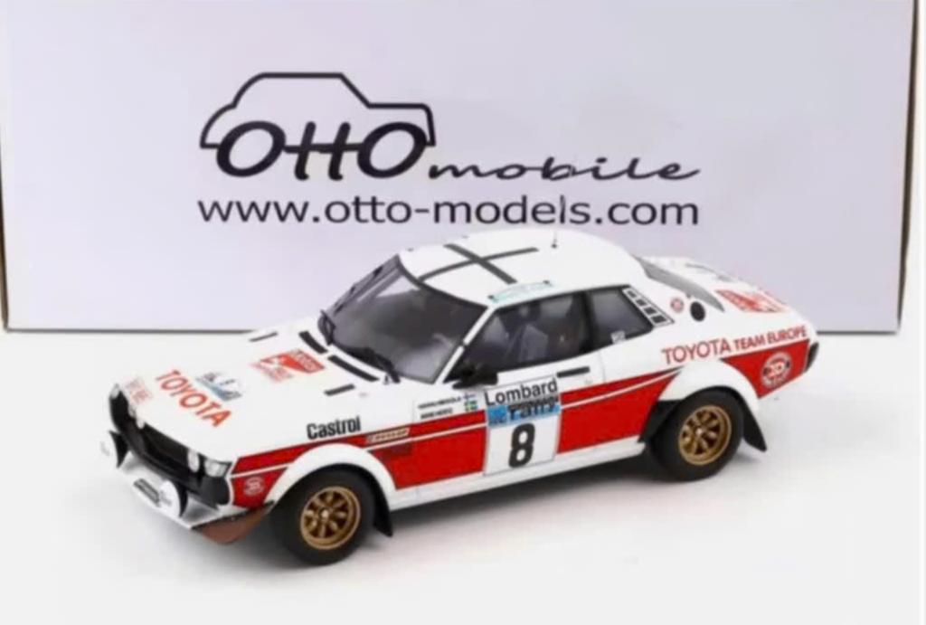 Toyota Celica RA21 1977 RAC Rally 1/18 OTTO MOBILE OT1044, Verzenden, Nieuw, Auto, OttOMobile