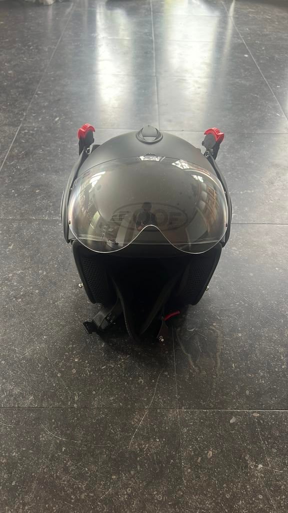 Boxer alpha, Fietsen en Brommers, Brommerhelmen, Zo goed als nieuw, Medium, Ophalen of Verzenden