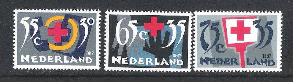 1381-83 Rode Kruis, Verzenden, Postfris