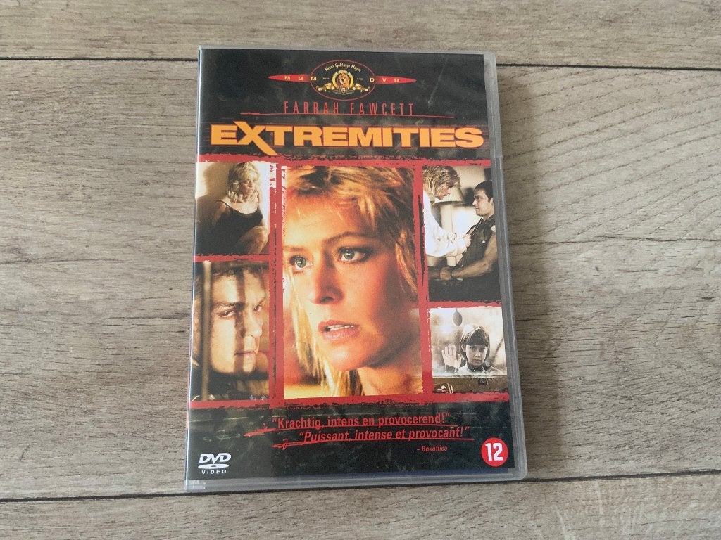 DVD - Extremities - Farrah Fawcett, Alle leeftijden, Ophalen of Verzenden, Zo goed als nieuw, Detective en Krimi