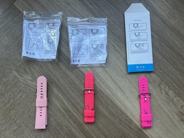 Horlogebandje (NIEUW) voor One2track UP of MOVE horloge, Ophalen of Verzenden, Nieuw, Roze, Jongen of Meisje
