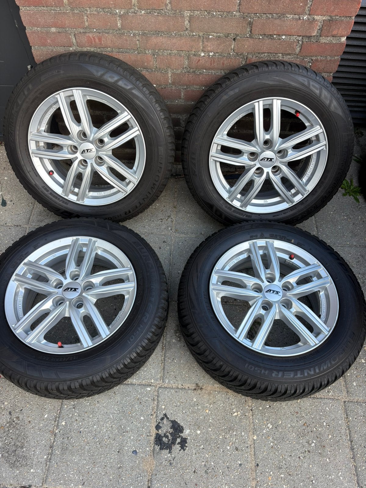 Ats 5x100 15 inch velgen met goede banden, Auto-onderdelen, Ophalen, Gebruikt, 15 inch, Banden en Velgen