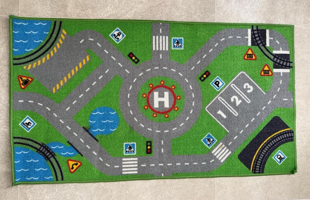 Speelkleed met wegen en gebouwen, Ophalen of Verzenden, Gebruikt