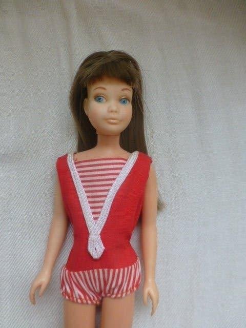 Barbie Skipper Pink Skin, Vintage, Verzamelen, Ophalen of Verzenden, Gebruikt, Pop