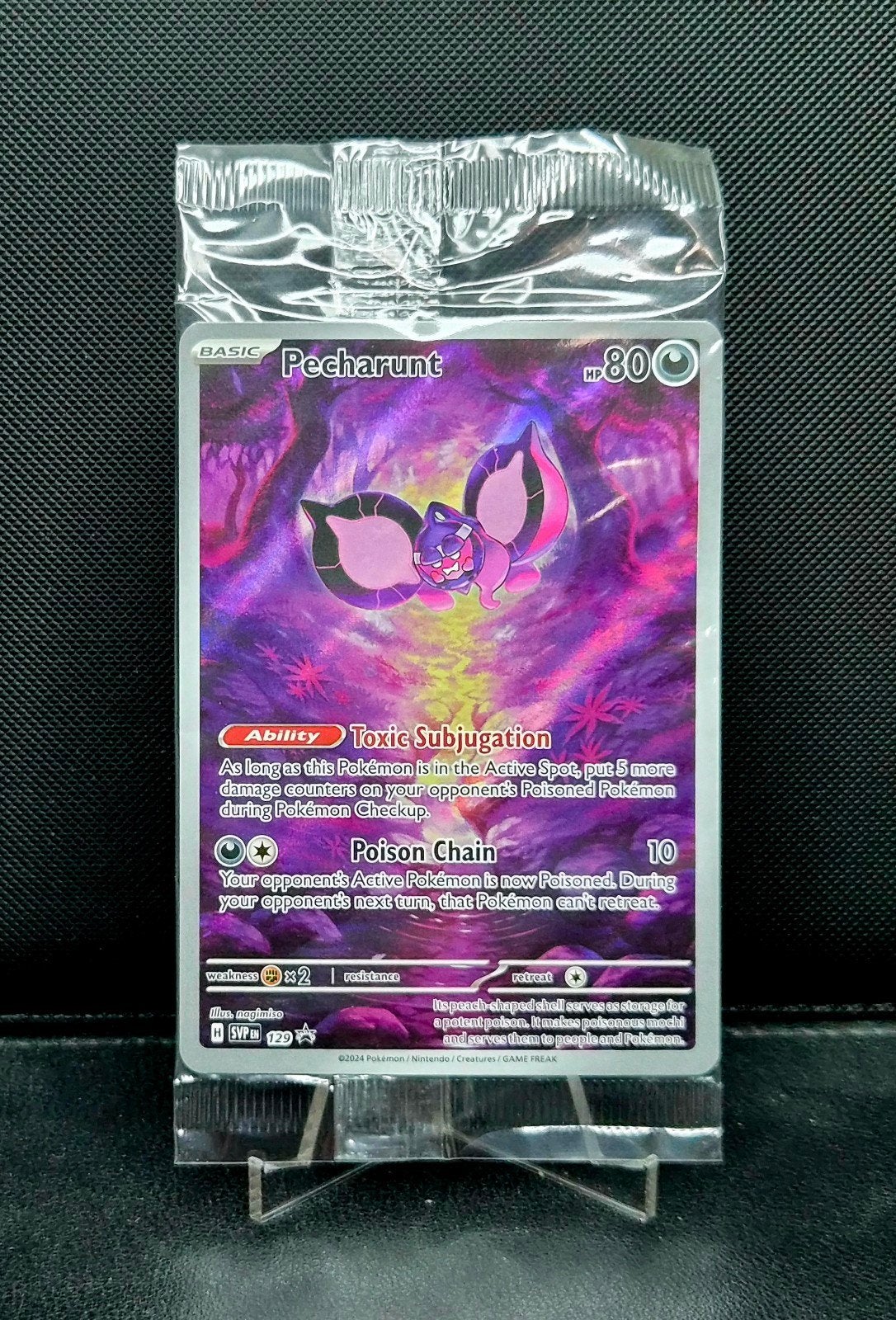 Pecharunt SVP129 Promo kaart SEALED, Ophalen of Verzenden, Zo goed als nieuw