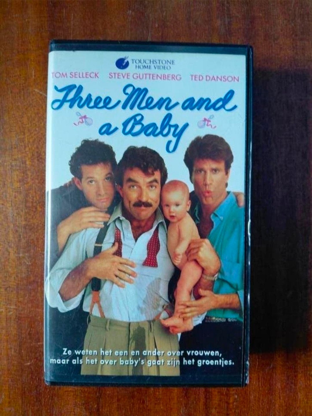 Three Men and a Baby videoband. Tom Selleck., Cd's en Dvd's, VHS | Film, Gebruikt, Alle leeftijden, Ophalen of Verzenden, Komedie