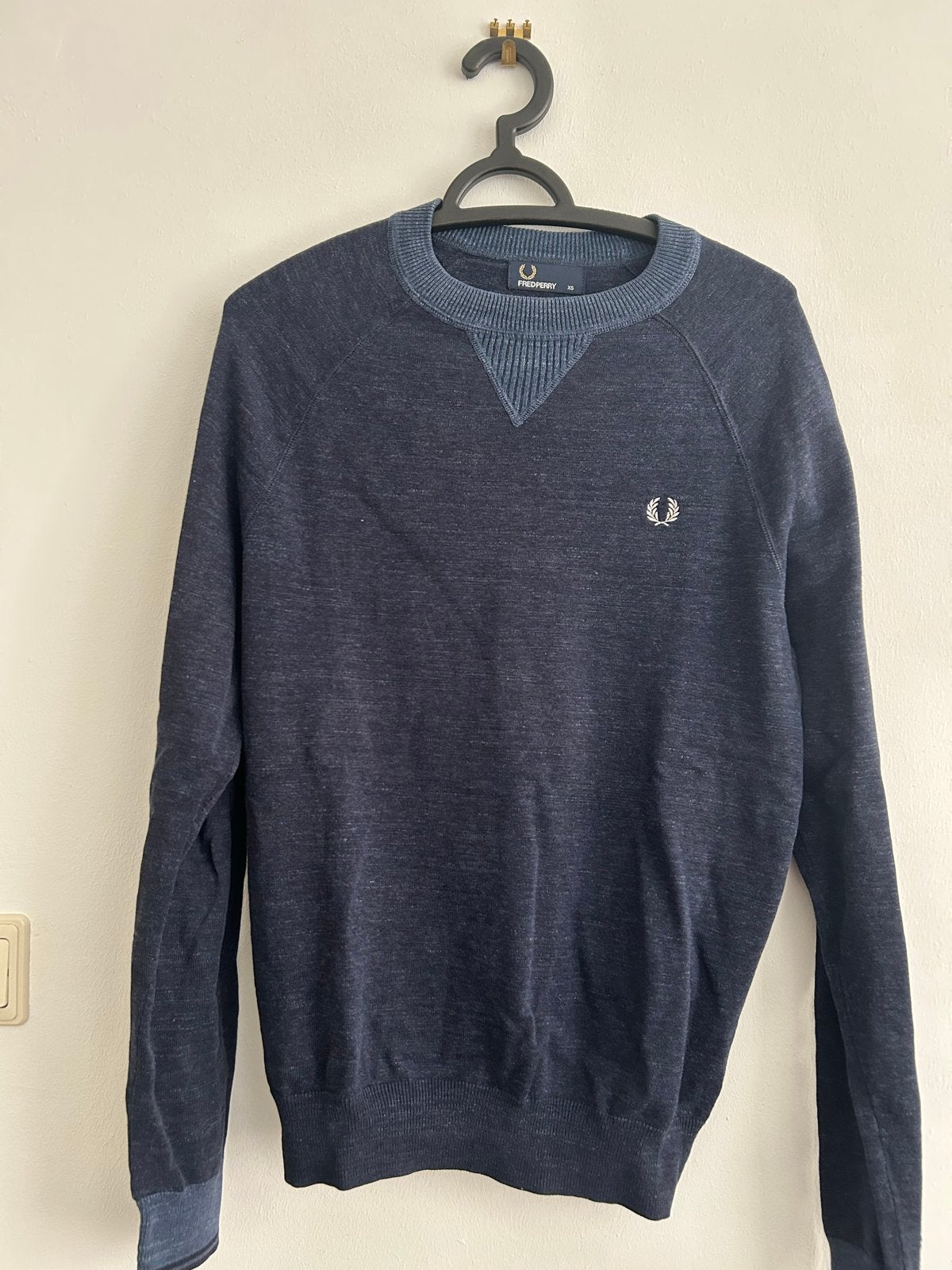 Fred Perry trui heren - Donkerblauw - Maat XS, Ophalen of Verzenden, Zo goed als nieuw, Maat 46 (S) of kleiner, Blauw