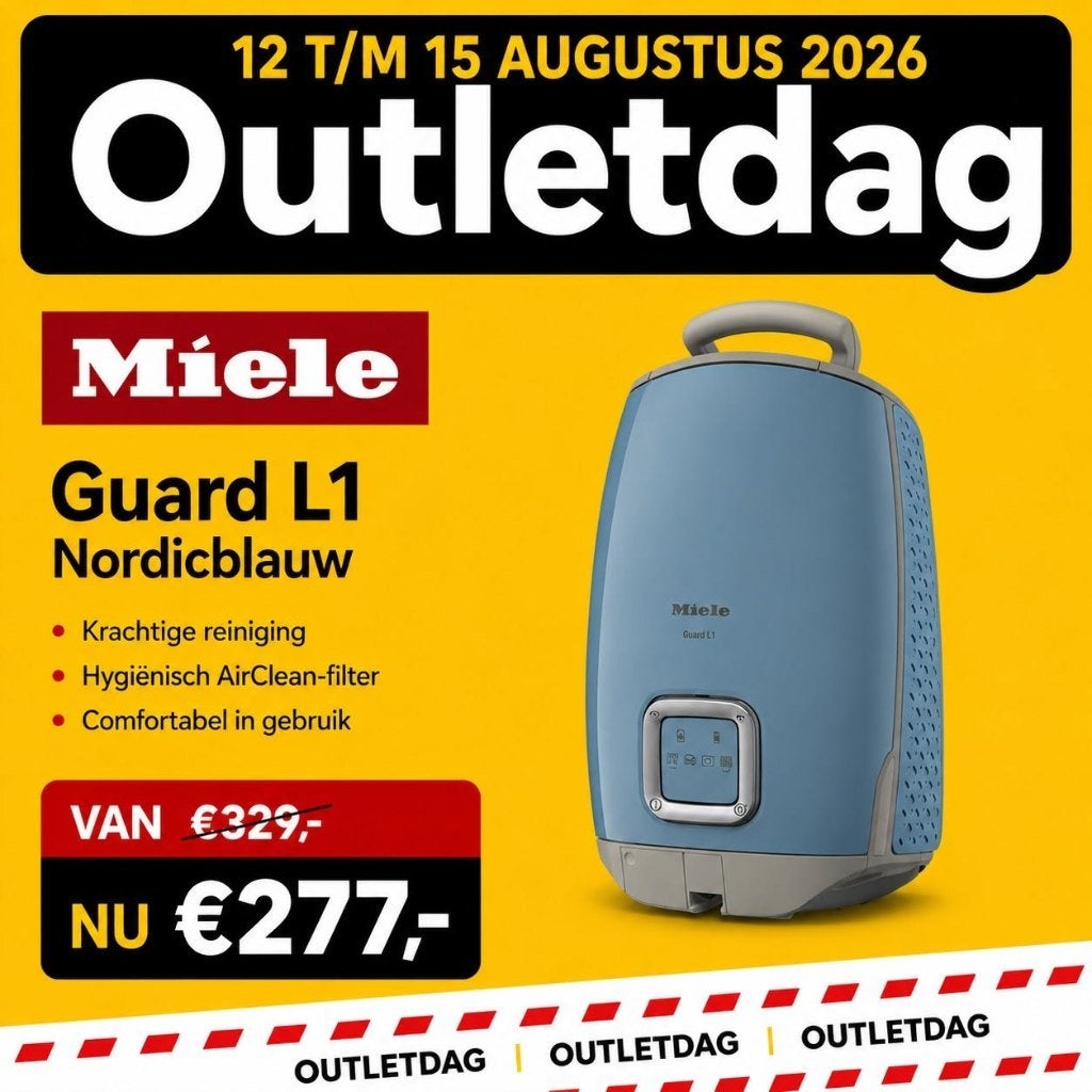 ACTIE VERLENGD! Miele Guard L1 + 2 jaar garantie!, Nieuw, Ophalen of Verzenden, Miele, Sledestofzuiger