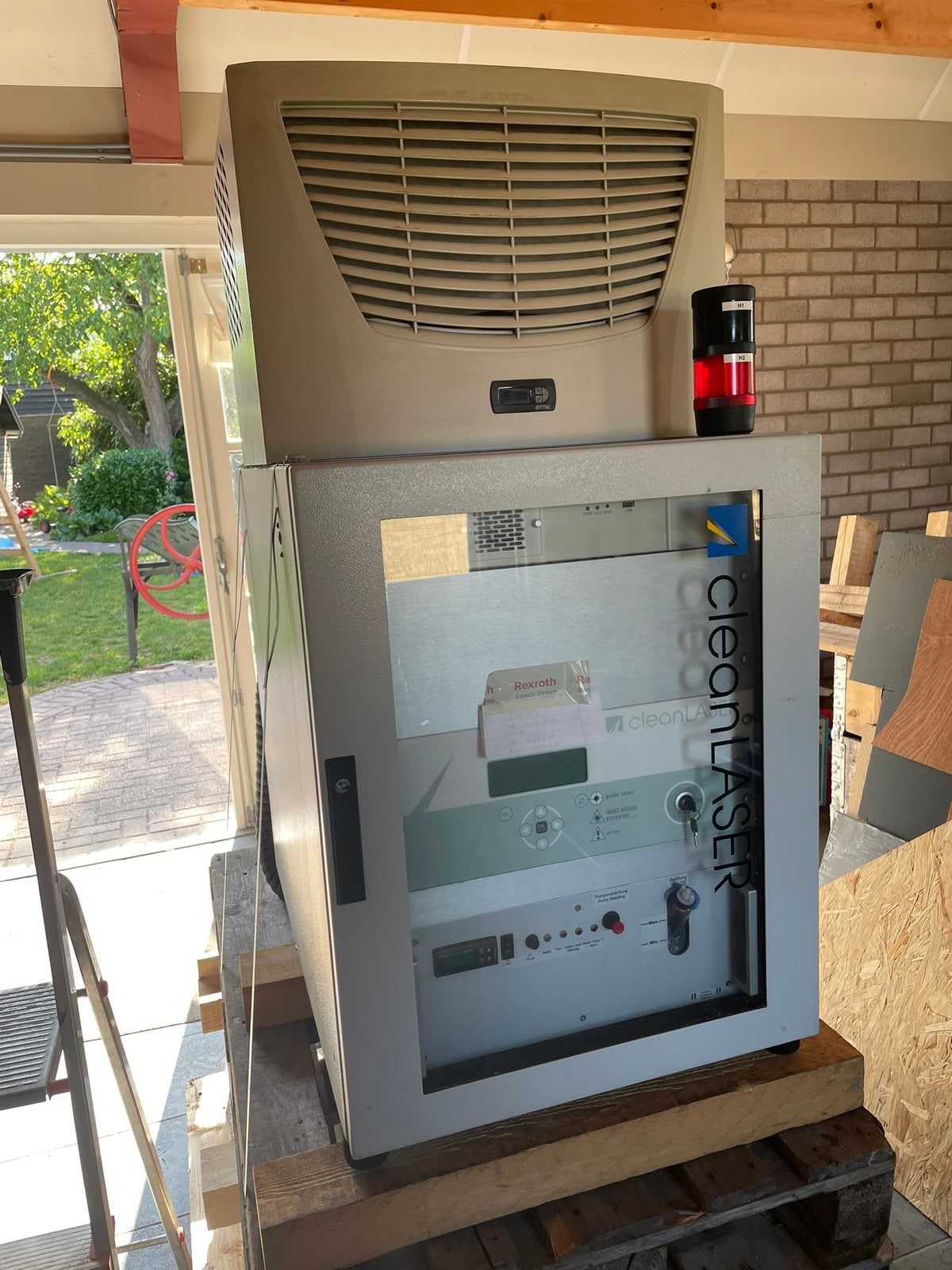 Cleanlaser CL50, Ophalen, Gebruikt