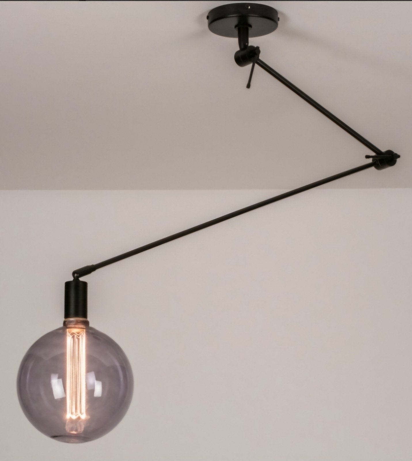 💡VERSTELBARE LAMP METAAL EVI  PLAFONDLAMP WANDLAMP, Huis en Inrichting, Lampen | Wandlampen, Ophalen, Zwart, Nieuw, Overige merken