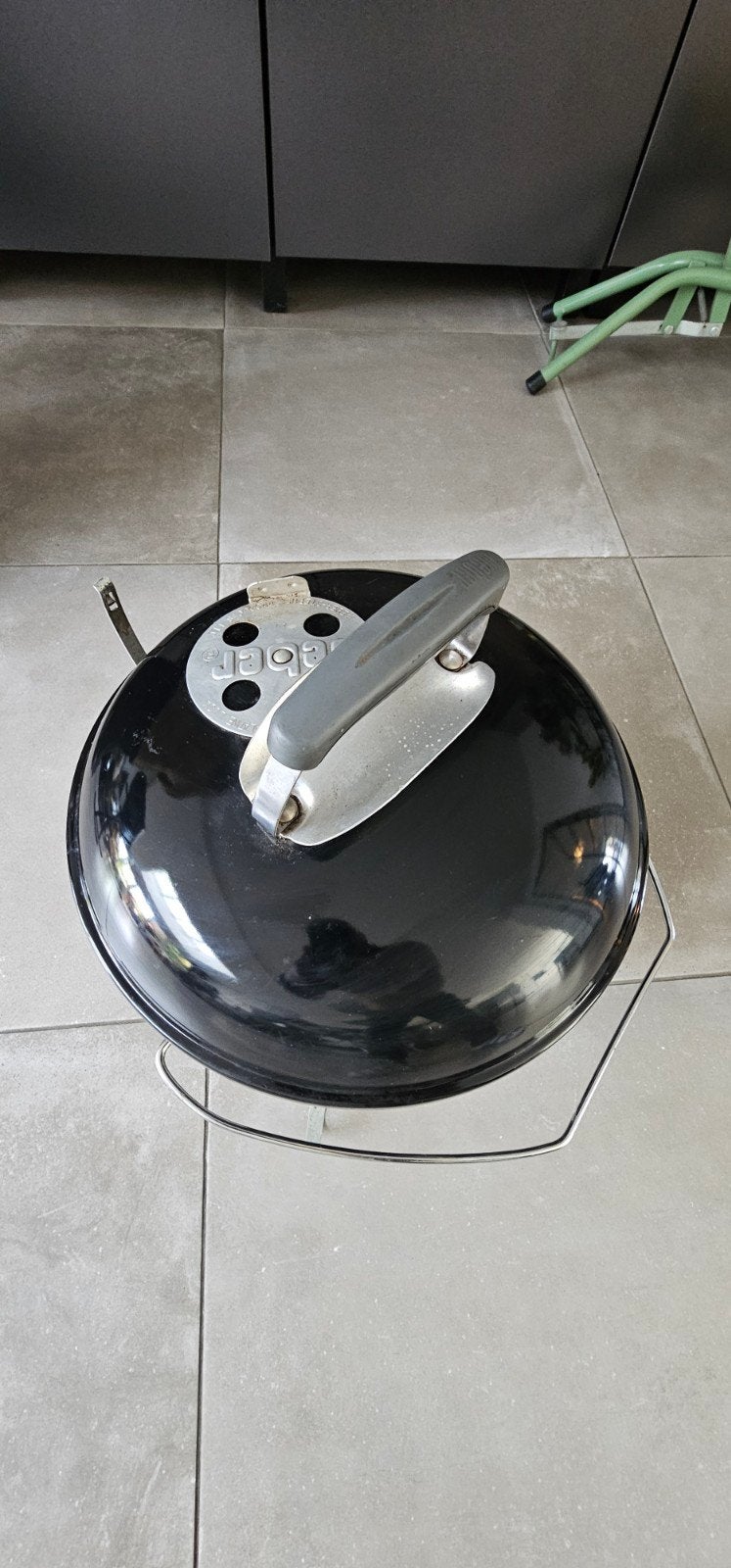Compacte WEBER 30 CM BBQ BARBECUE, Tuin en Terras, Houtskoolbarbecues, Ophalen, Gebruikt