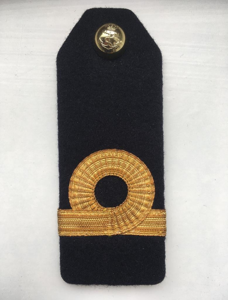 Schouderrang mariniers 2e luitenant, Verzenden, Marine, Nederland, Embleem of Badge