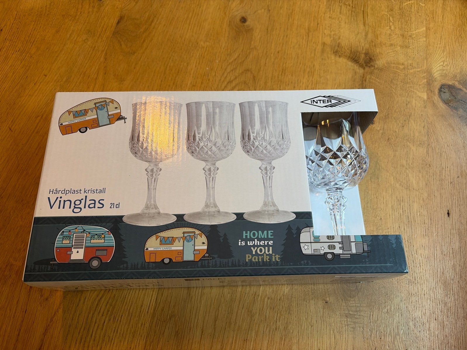 Vinglas van plastic - 4 stuks, Ophalen of Verzenden, Nieuw