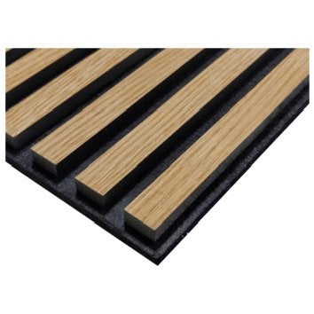 2x Lattenwand licht eiken 260 x 52,6 cm dikte 22 mm, Ophalen, Nieuw, Hout