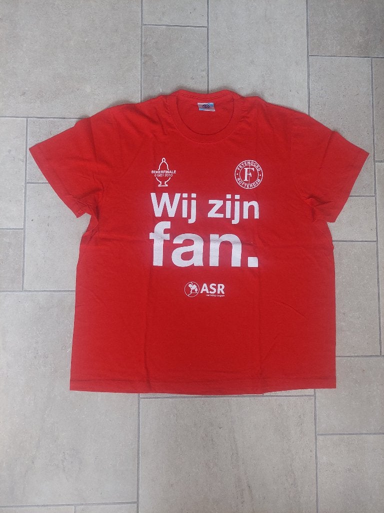 Feyenoord supporter t-shirt, Maat XL, Ophalen of Verzenden, Nieuw, Shirt