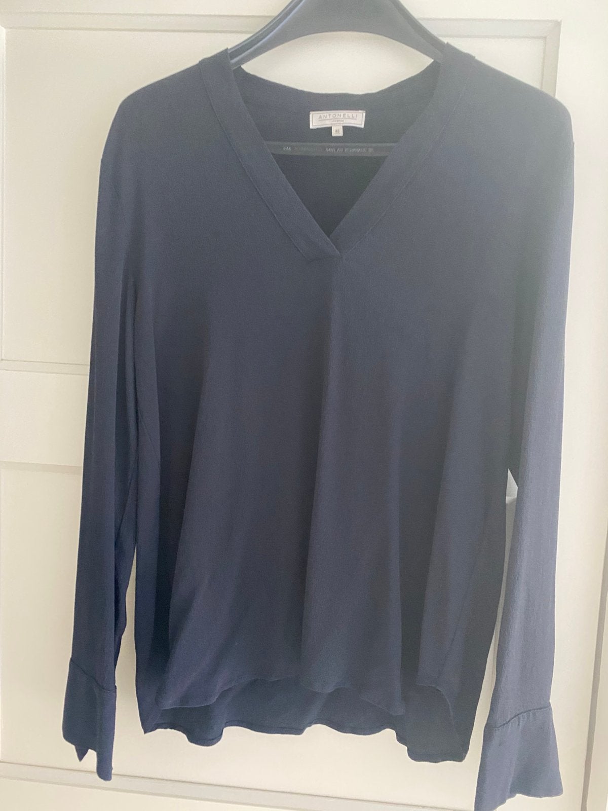 Antonelli blouse donkerblauw maat 4 (42Nl/48It), Kleding | Dames, Ophalen, Gedragen, Maat 42/44 (L), Blauw
