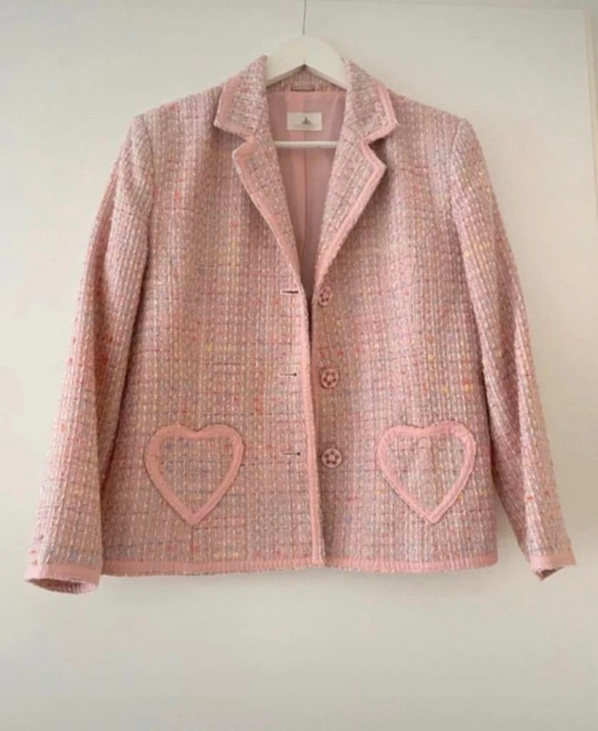 Blazer met tweet echt vintage, Maat 38/40 (M), Ophalen of Verzenden, Zo goed als nieuw, Jasje