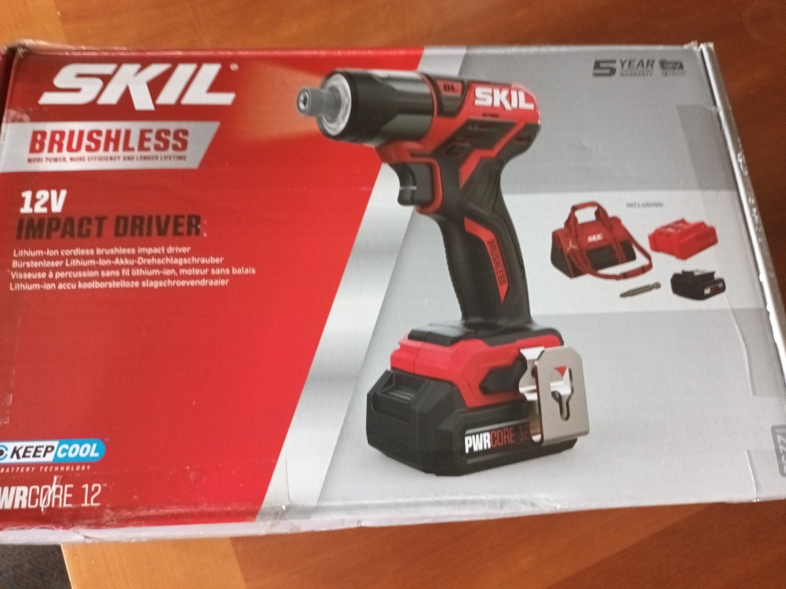 SKIL PWRCORE 12 borstelloze 12Vslagschroevendraaier✨️ NIEUW✨, Doe-het-zelf en Verbouw, Gereedschap | Boormachines, Ophalen, Nieuw