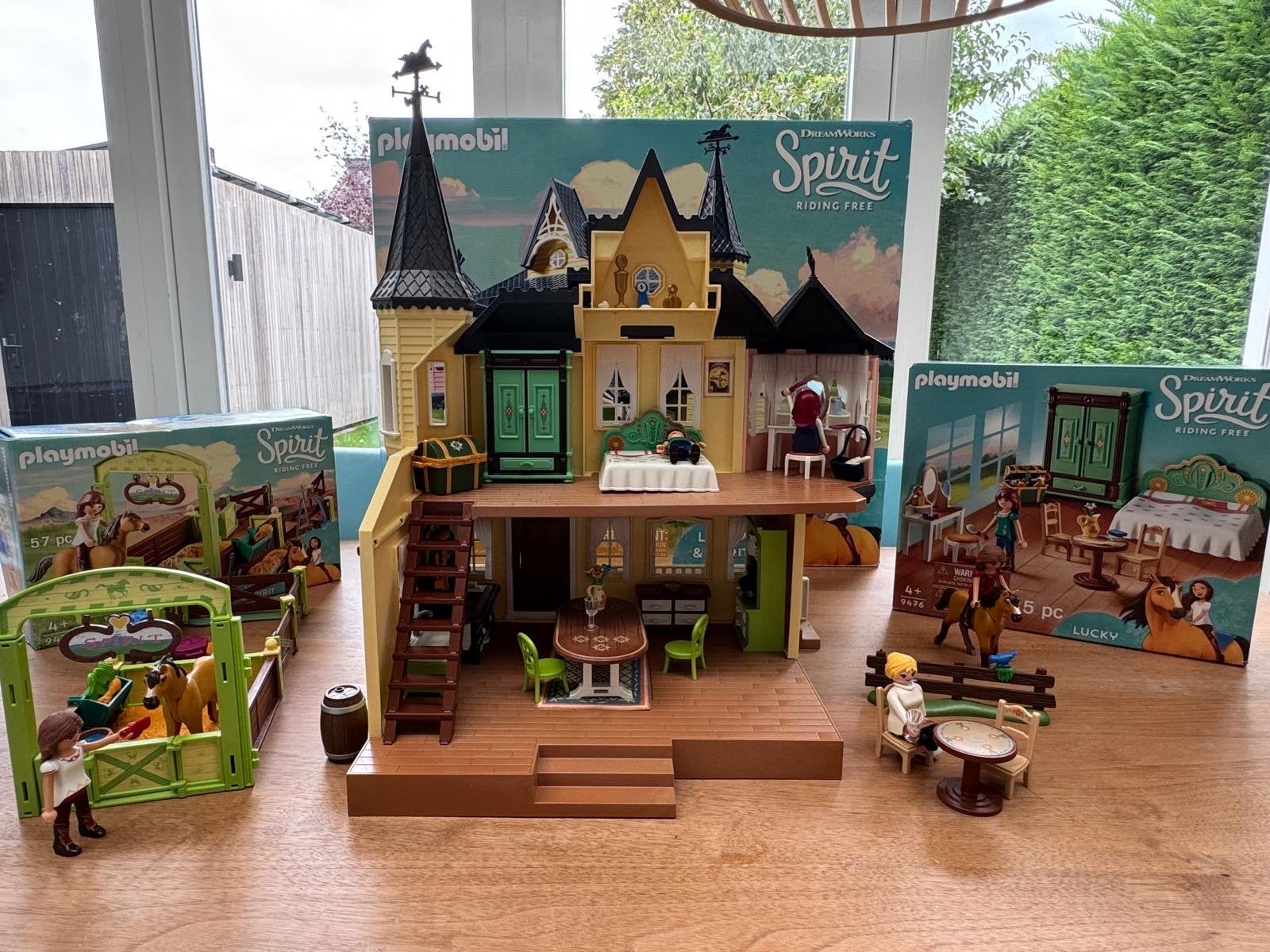 Playmobil Spirit Lucky's huis paardenstal, slaapkamer access, Gebouw, Complete set, Fantasy, Ophalen of Verzenden