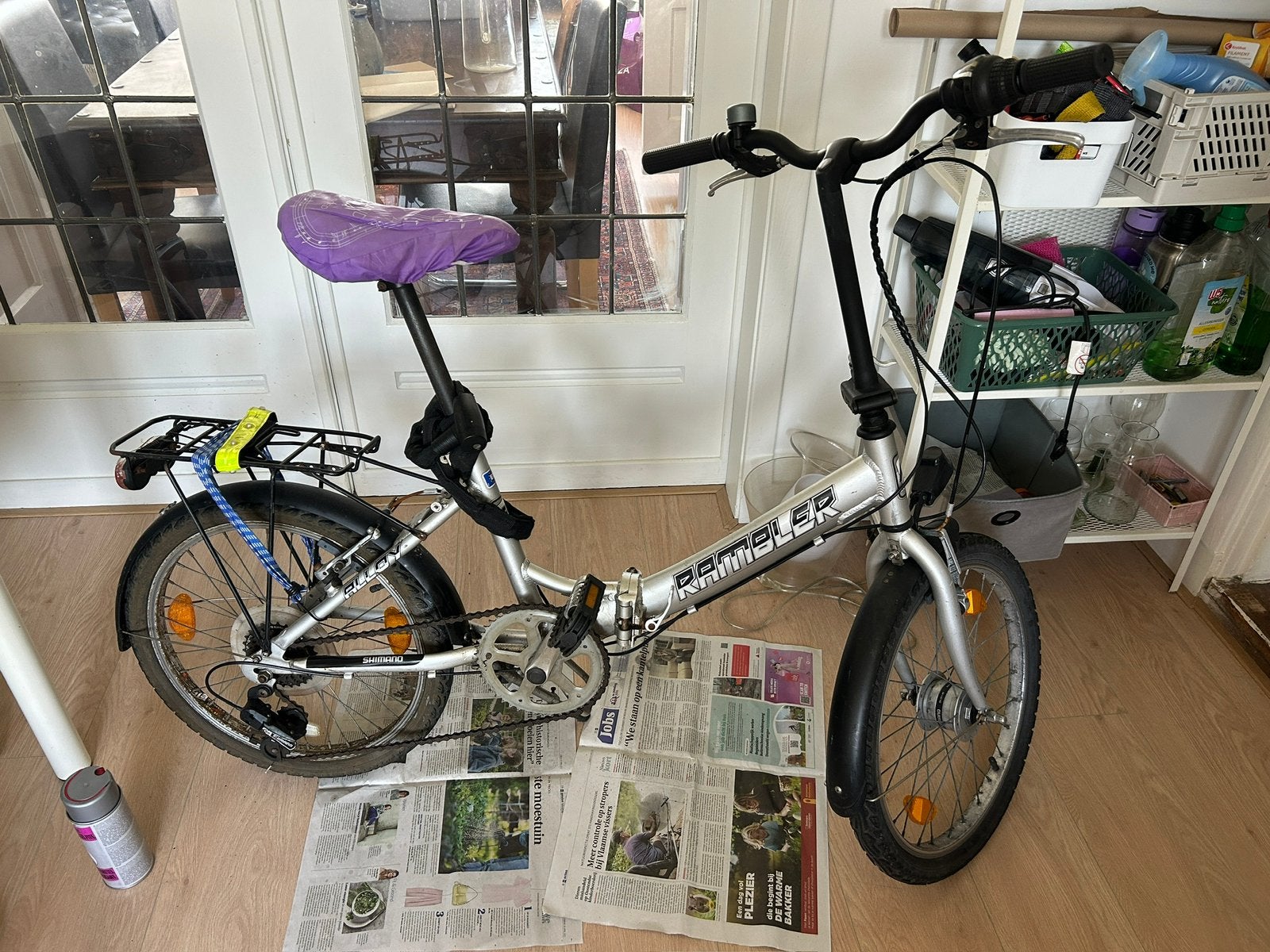Vouwfiets, Ophalen, Zo goed als nieuw