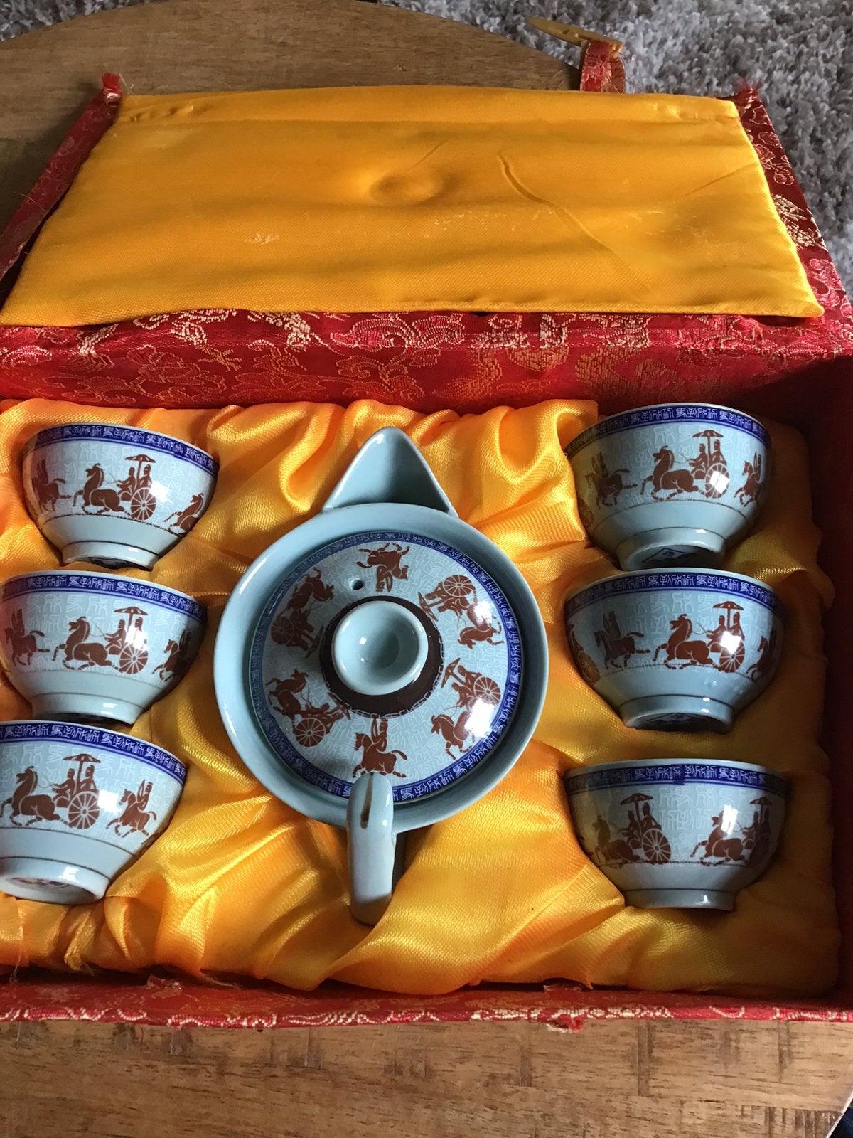 Antiek Chinees theeserviesje, Antiek en Kunst, Antiek | Servies compleet, Ophalen of Verzenden