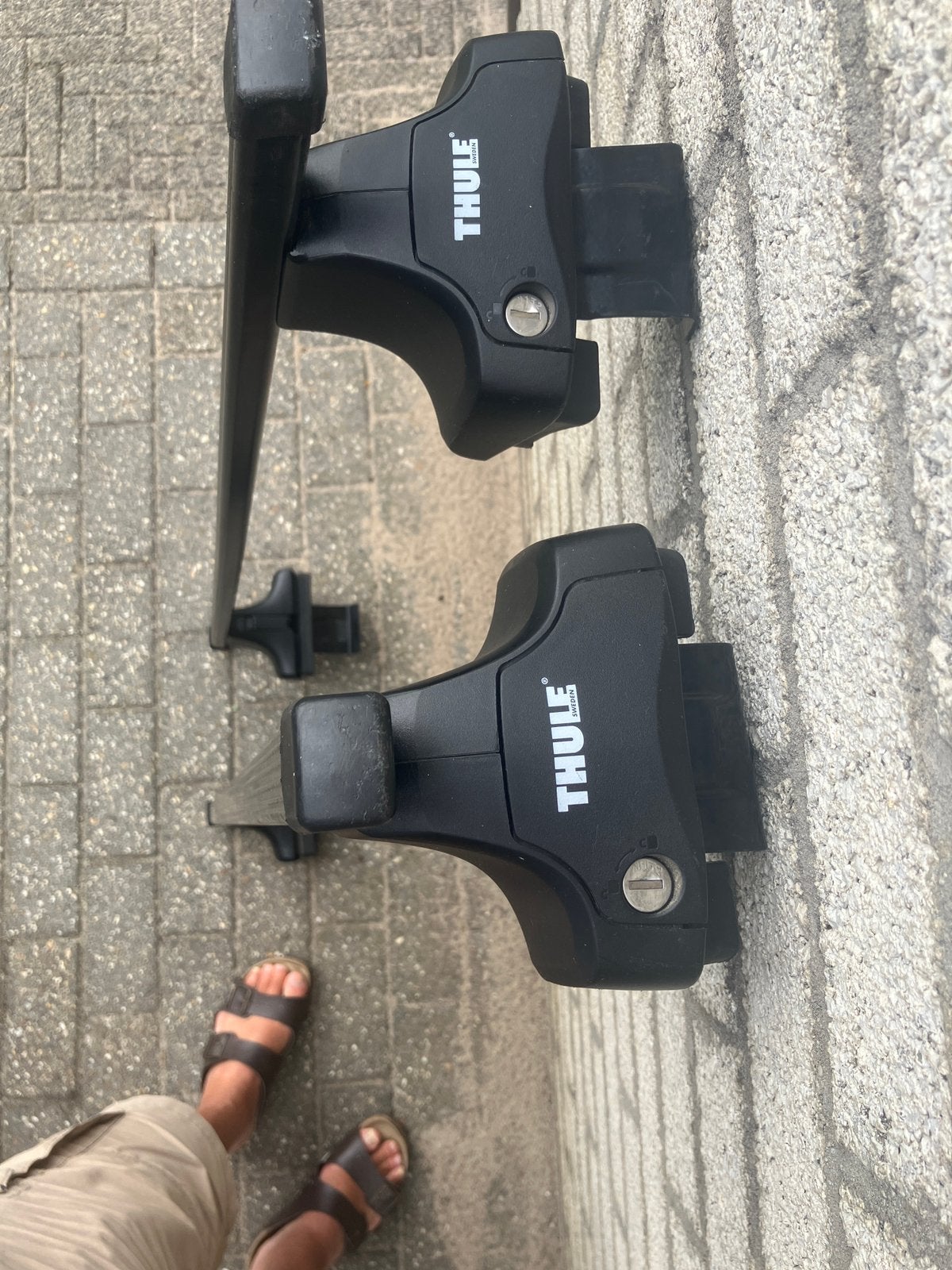 Complete Thule dakdrager set voor een VW (e-)Golf 7 (GTI), Ophalen, Gebruikt