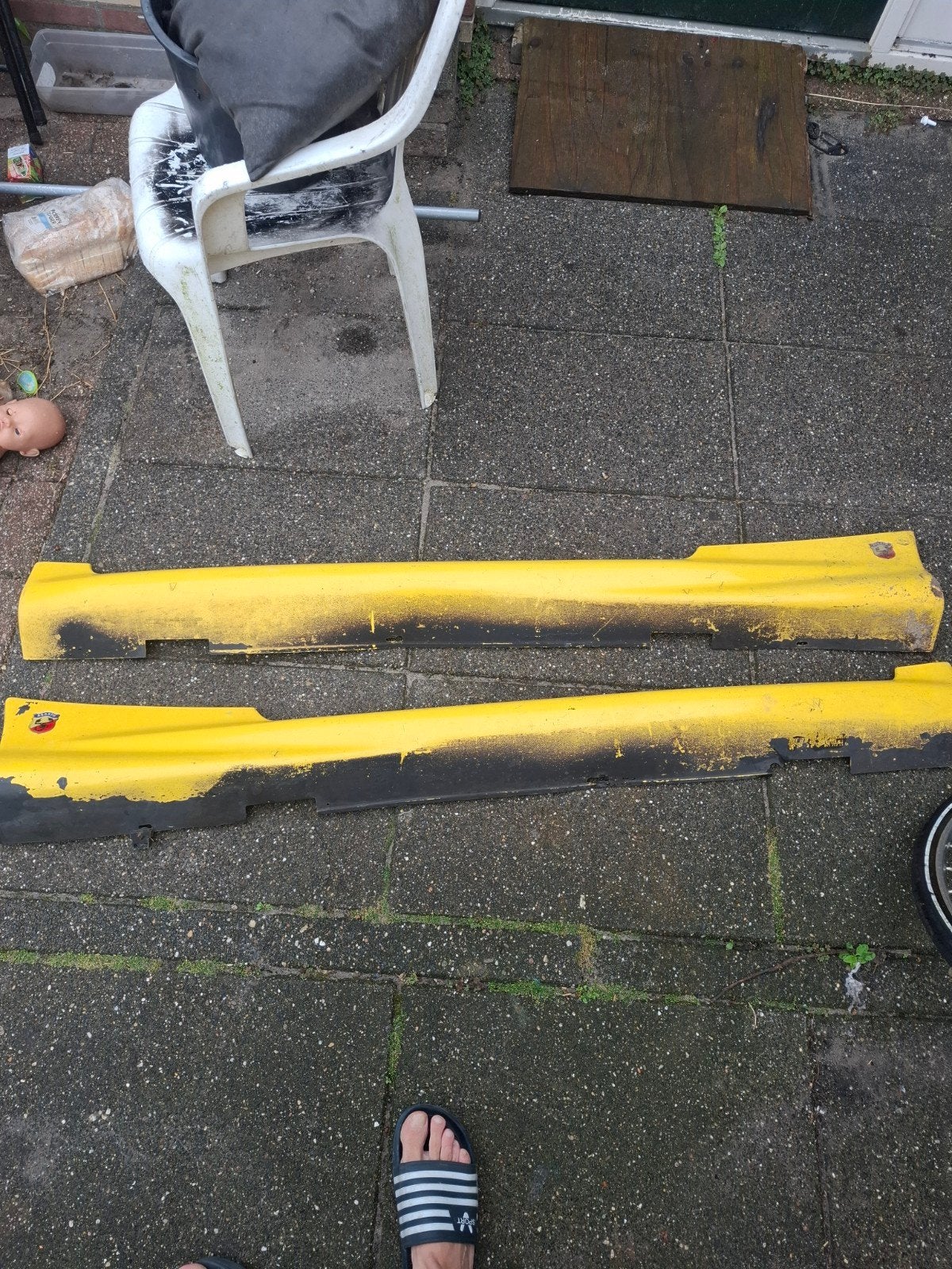 Sideskirts fiat, Ophalen