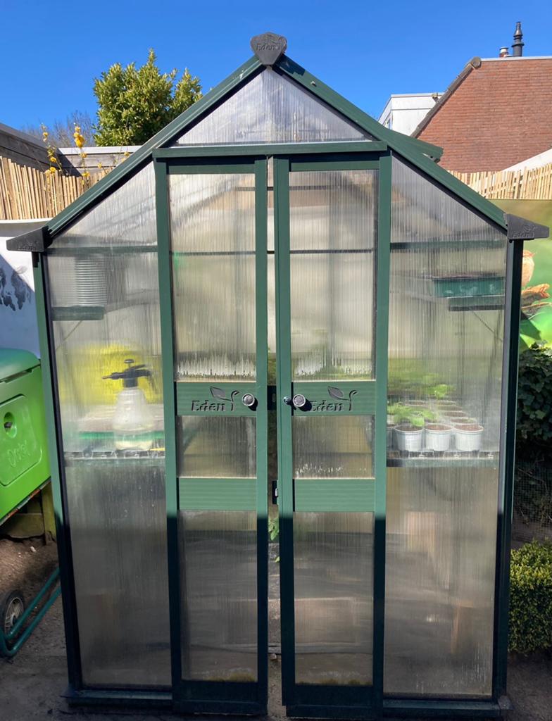 Kas, Tuin en Terras, Kassen, Polycarbonaat, Kweekkas, Zo goed als nieuw, Ophalen