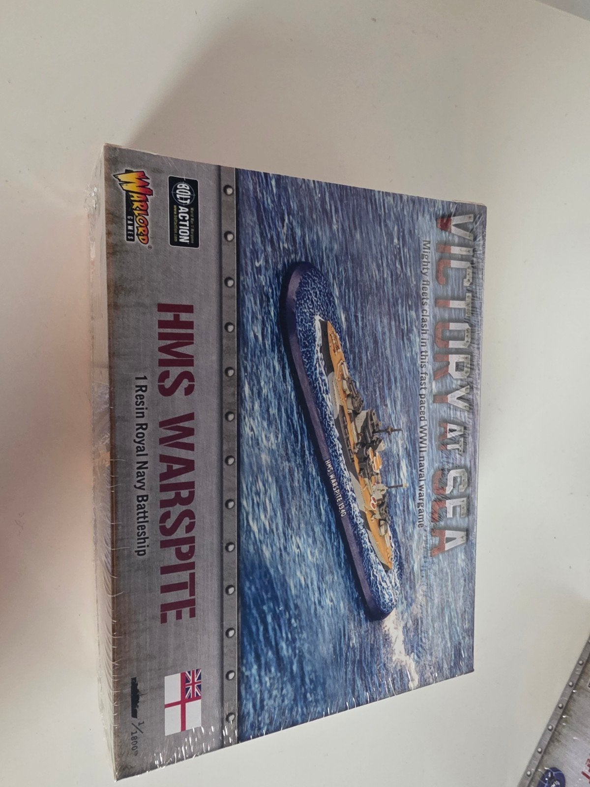 HMS Warspite 1:1800 Resin Royal Navy Battleship, Ophalen of Verzenden, Nieuw, Historisch, Figuurtje(s)