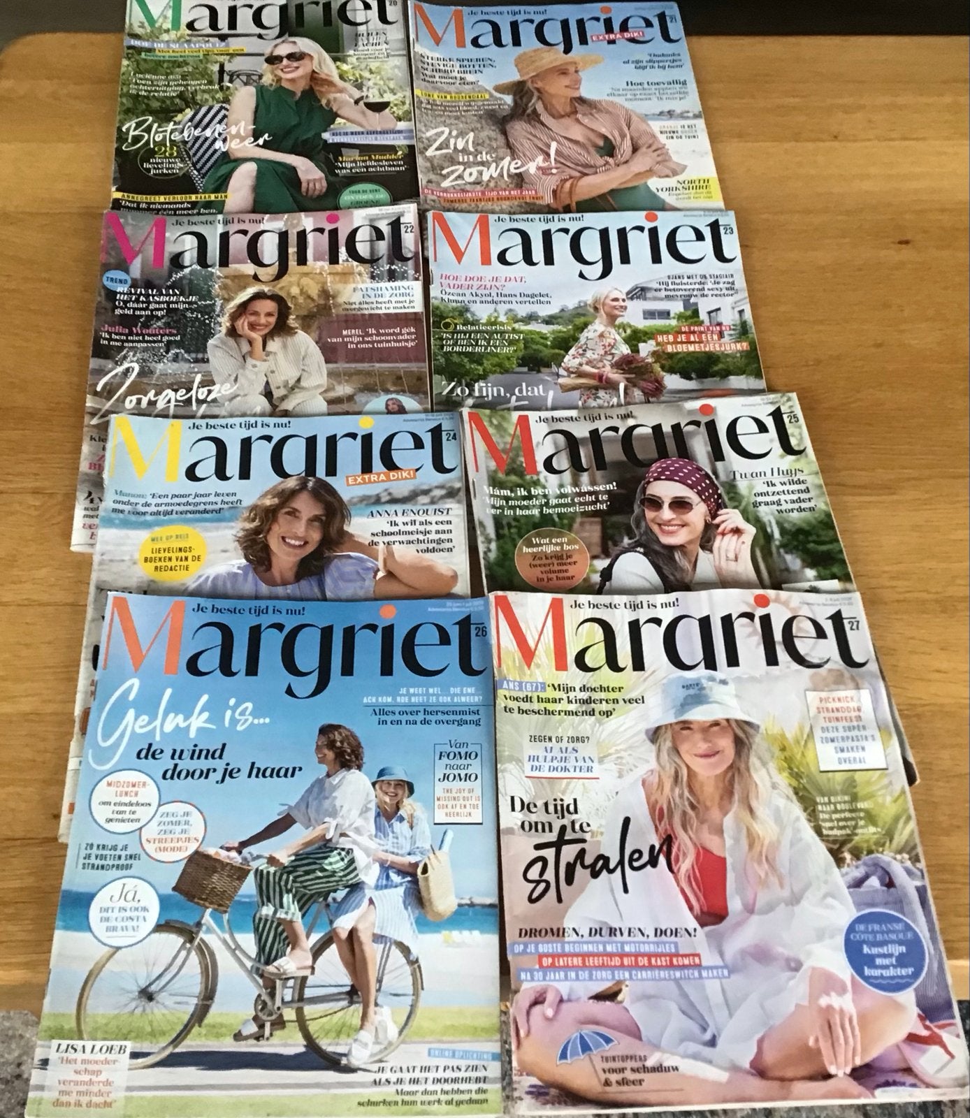 Margriet tijdschriften -2026 nr 20-27 , 8 stuks, Ophalen of Verzenden, Gelezen, Damesbladen