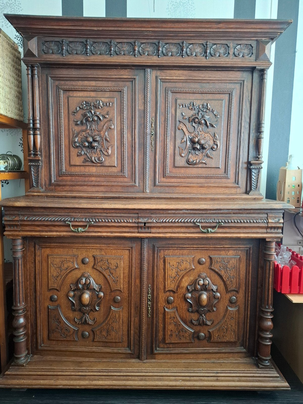 Buffetkast, Huis en Inrichting, Kasten | Buffetkasten, Ophalen, Gebruikt, 50 tot 75 cm, 200 cm of meer