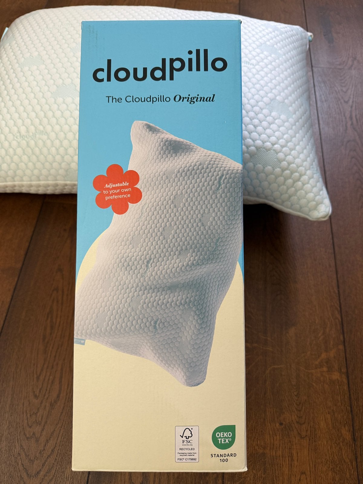 Cloudpillo hoofdkussen - nieuw!, Ritssluiting, Eenpersoons, Wit, Nieuw