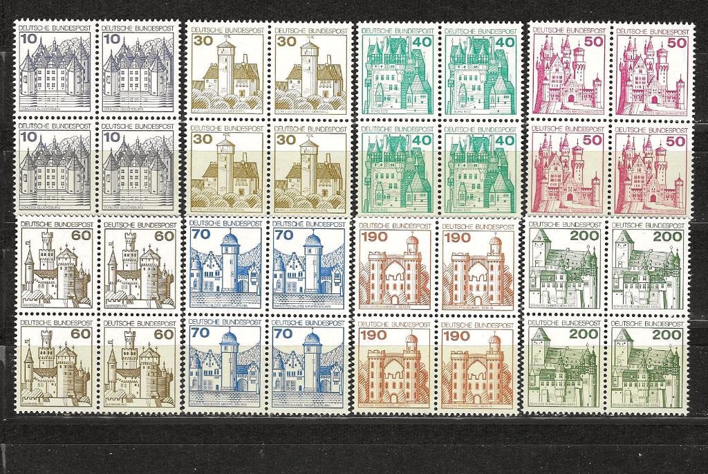 BRD 913vv postfris  blok van 4, Ophalen of Verzenden, BRD, Postfris