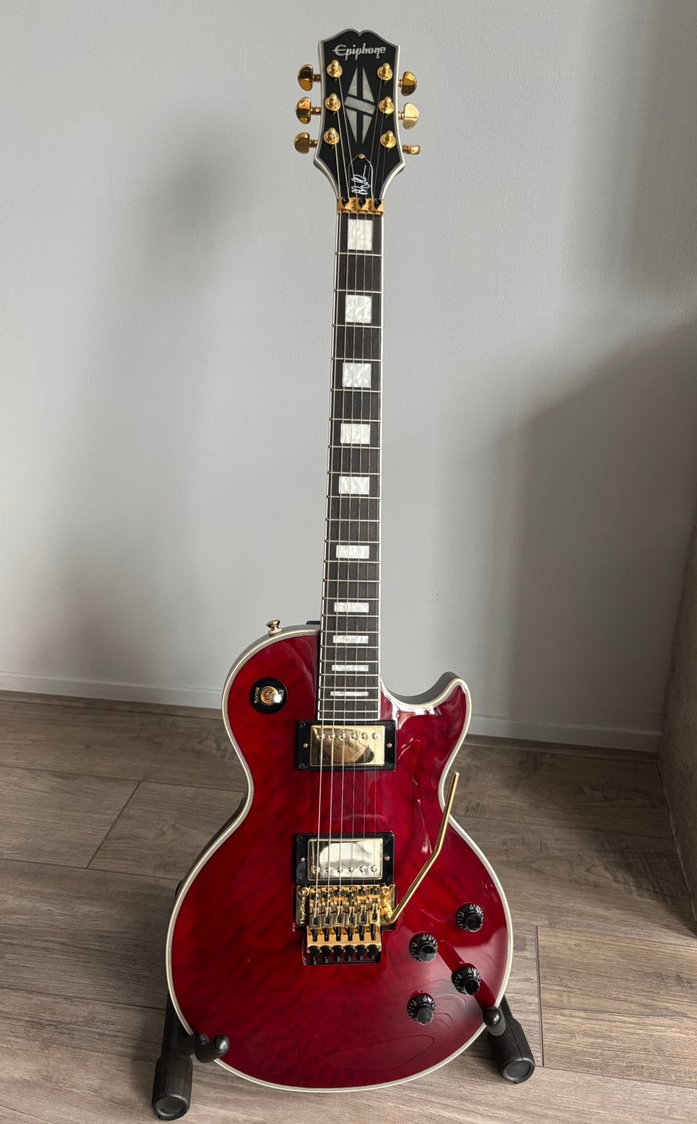 Epiphone Les Paul custom  “Alex Lifeson signature”, Muziek en Instrumenten, Ophalen, Zo goed als nieuw, Solid body, Epiphone