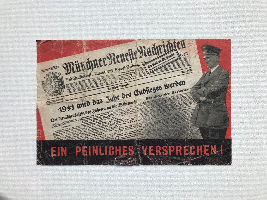 Ein peinliches Versprechen! (1941), Verzamelen, Ophalen of Verzenden, Overige soorten, Nederland, Overige typen