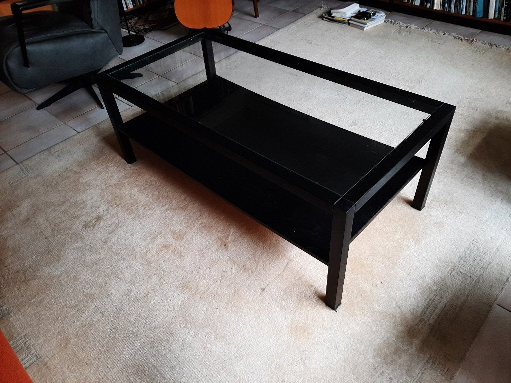 salon tafeltje, Ophalen, 100 tot 150 cm, Rond, Overige houtsoorten