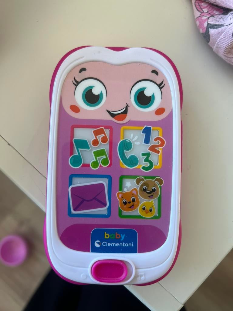 Clementoni telefoon, Kinderen en Baby's, Speelgoed | Vtech, Ophalen of Verzenden, Zo goed als nieuw, 6 maanden tot 2 jaar