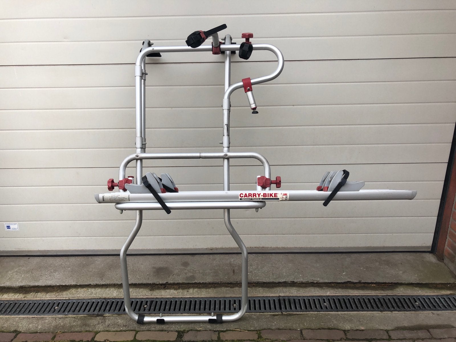 fietsdrager renault trafic camper geen trekhaak nodig, Ophalen, Gebruikt, 2 fietsen, Trekhaakdrager
