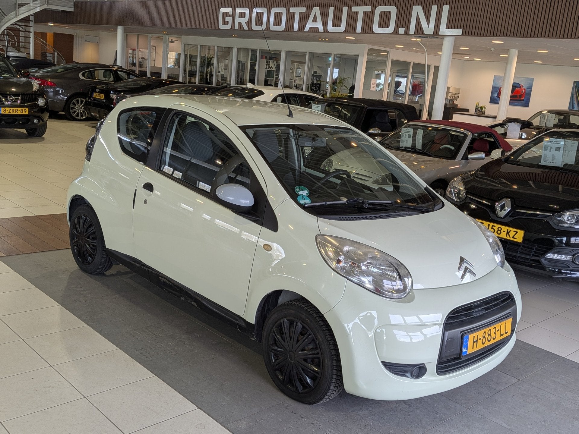 Citroën C1 1.0-12V Séduction Stuurbekrachtiging (bj 2010), Voorwielaandrijving, Stof, Gebruikt, 4 stoelen