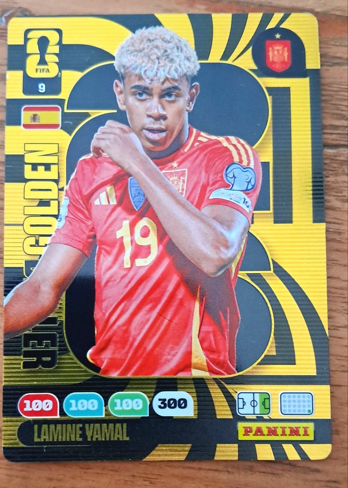 Panini Adrenalyn XL FIFA World Cup 2026 Lamine Yamal Golden, Ophalen of Verzenden, Nieuw