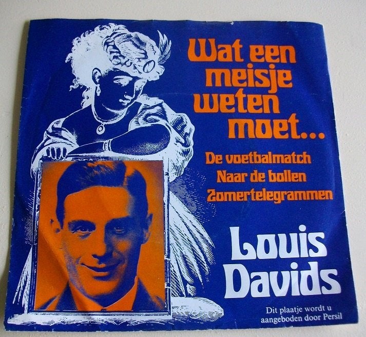 EP Louis Davids   De voetbalmatch e.a., 7 inch, Ophalen of Verzenden, EP, EP