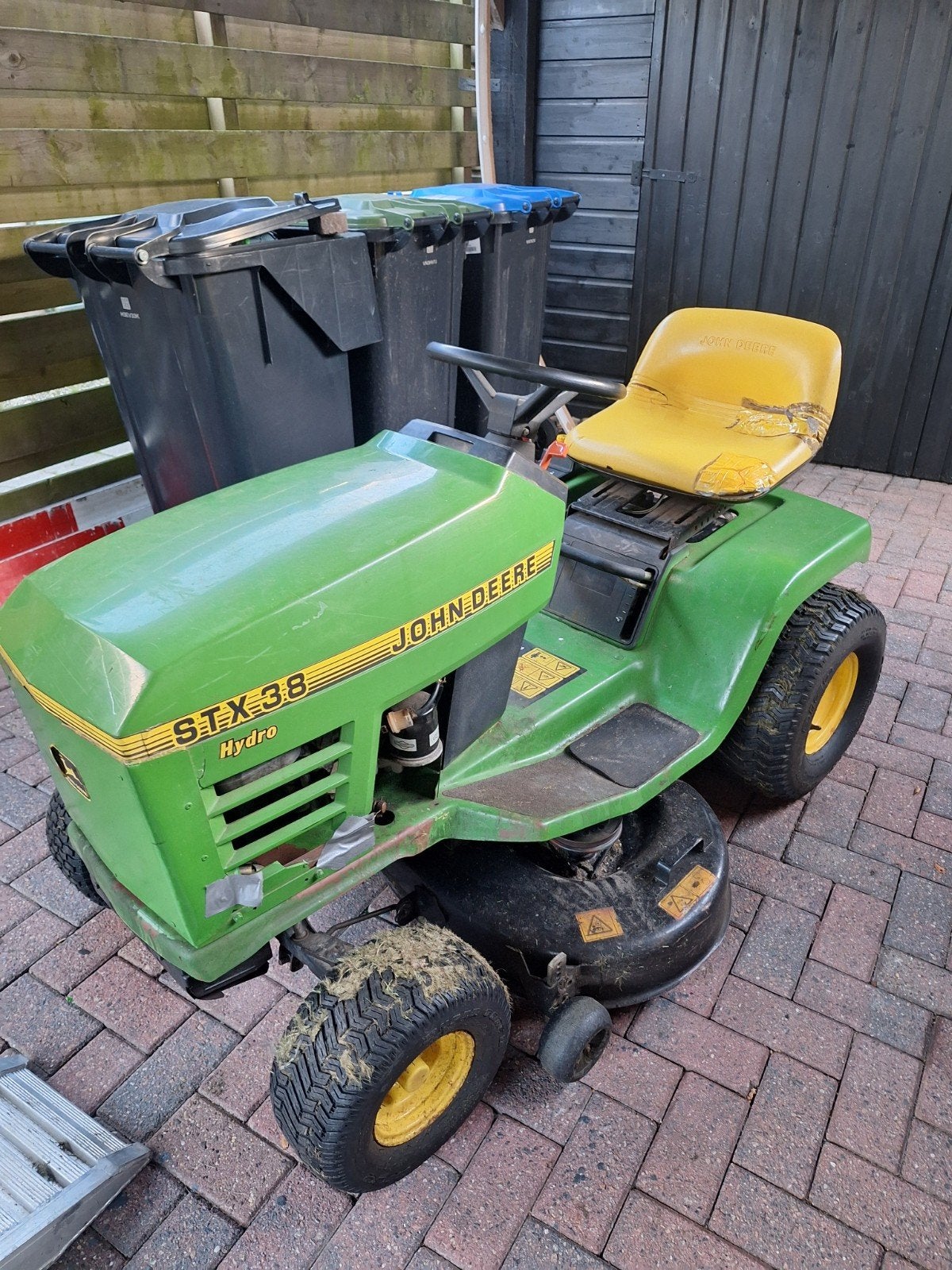 john deere stx 38, Tuin en Terras, Ophalen, Gebruikt, John Deere, 90 tot 120 cm