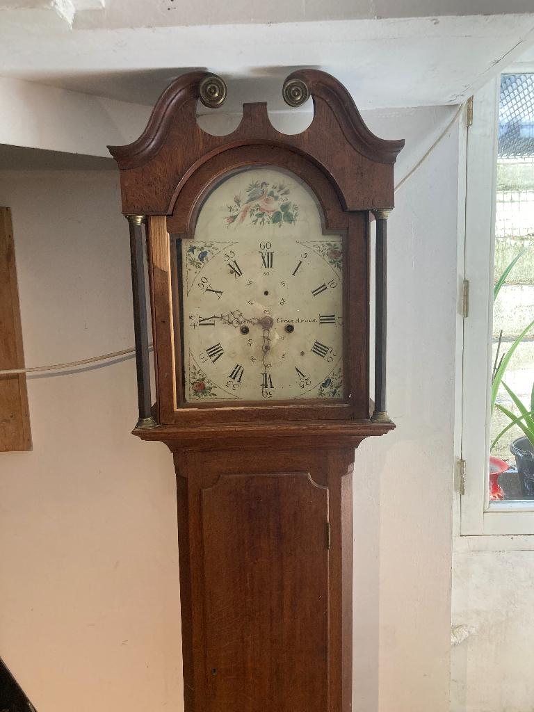 grandfather klok, Ophalen