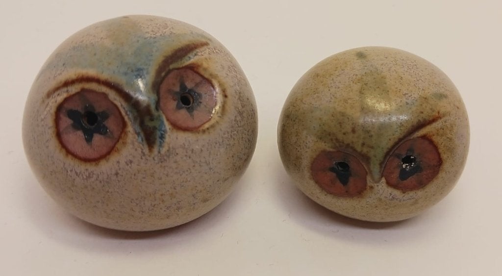 Uiltjes Peper en Zout stel van keramiek, Keramiek, Overige typen, Vintage, Ophalen of Verzenden
